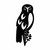 Morepork Metal Wall Art – Black Steel