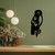 Morepork Metal Wall Art – Black Steel