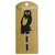 Tiny Morepork Pot Plant Decoration - Black Steel
