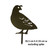 Female Quail Garden Art – Corten Steel