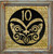 New Zealand 10c Coin Metal Wall Art – Black Steel