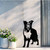 Border Collie Metal Wall Art – Black Steel