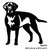 Labrador Metal Wall Art – Black Steel