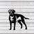 Labrador Metal Wall Art – Black Steel