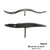 Large Eel Garden Art – Black Steel