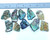 Highly Polished Paua Pieces with 3mm holes