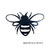 Bee metal wall art