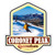 Coronet Peak Snow Sticker - 9cm
