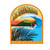 Mount Maunganui Arch Souvenir Sticker - 9cm