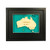 Australia Small Bamboo Art Map