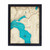 Queenstown Medium Bamboo Art Map