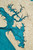 Hauraki Gulf / Tīkapa Moana XL Bamboo Art Map