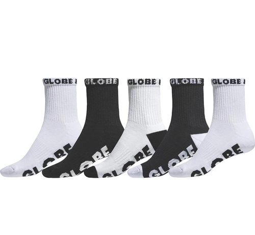 GLOBE BOYS SOCK 5PK (YOUTH US 2-8)