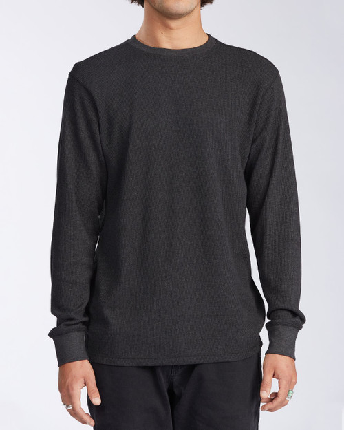 ESSENTIAL THERMAL BLACK HEATHER