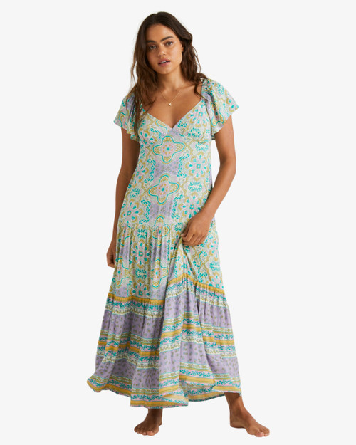 SUMMERSIDE MAXI DRESS SALT CRYSTAL