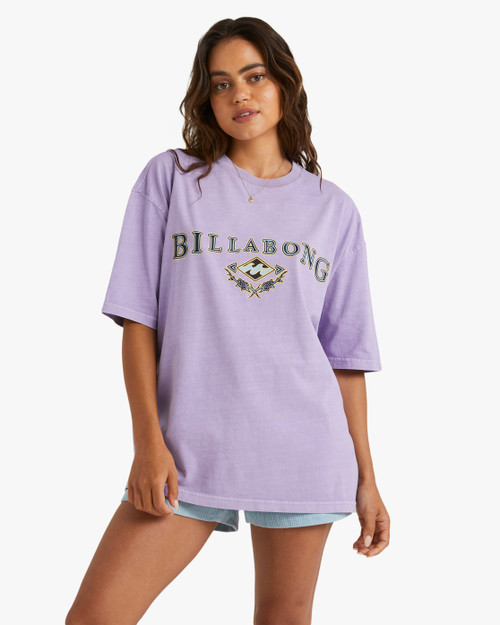 LILAC THROWBACK TEE LILAC BREEZE