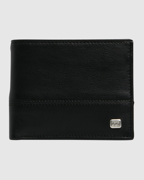 DIMENSION 2IN1 LEATHER WALLET BLACK