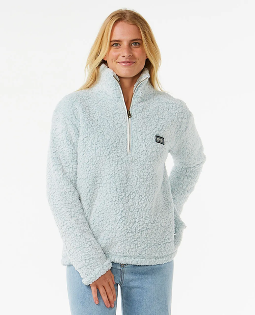 DARK N STORMY 1/4 ZIP CREW BLUE