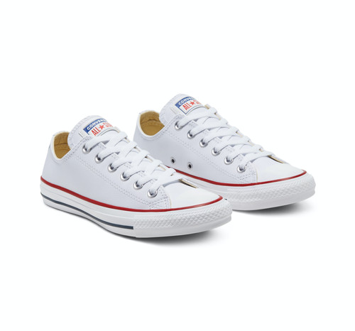 CT LEATHER LOW WHITE