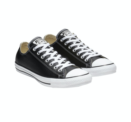 CT LEATHER LOW BLACK