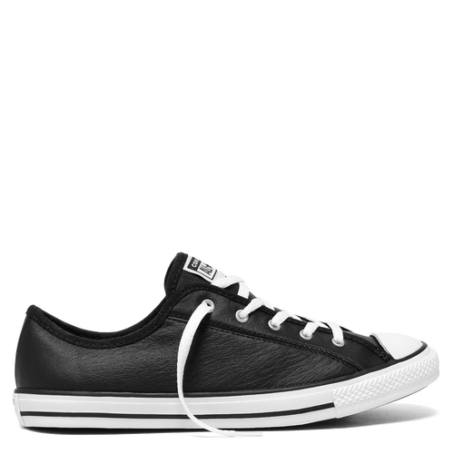 CT DAINTY LEATHER LOW BLACK/WHITE