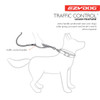 EzyDog Leash Zero Shock 48" Blue