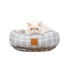 Mog & Bone Reversible Cat Bed Grey Check