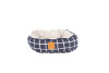 Mog & Bone Reversible Cat Bed Navy Check