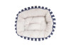 Mog & Bone Reversible Cat Bed Navy Hampton