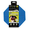 Scream Lick Enrichment Mat Suction Base Octagon Blue 