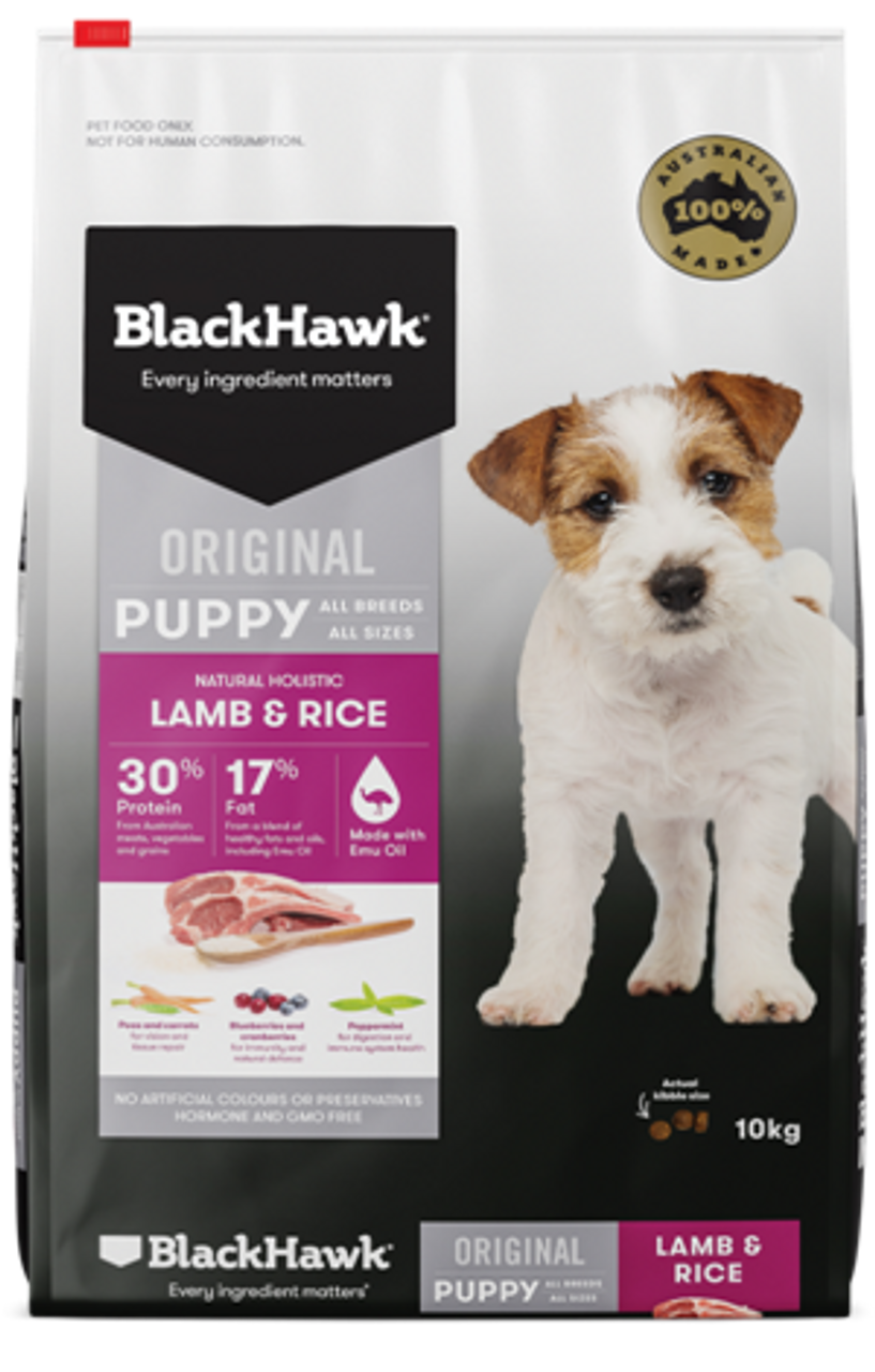 Black Hawk Dog Puppy Lamb \u0026 Rice 10Kg 