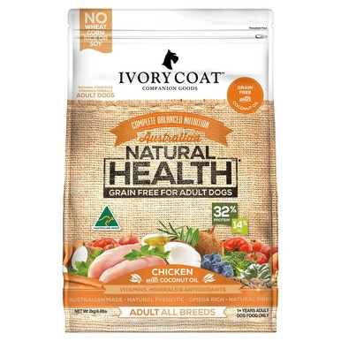 Ivory Coat Dog Adult Chicken Coconut Oil 2Kg Mooey's Pty Ltd