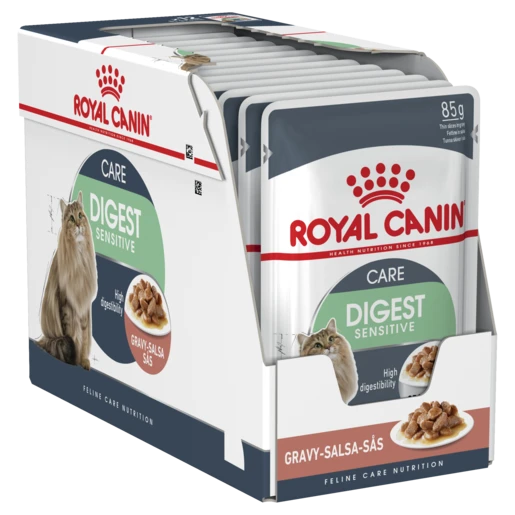 Royal Canin Cat Wet Adult Care Digest Sensitive Gravy 85g x 12 Box