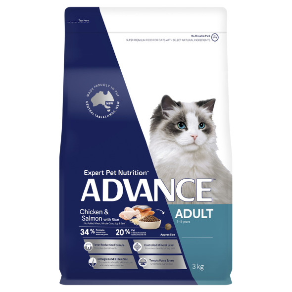 Advance Cat Adult Chicken & Salmon 3Kg