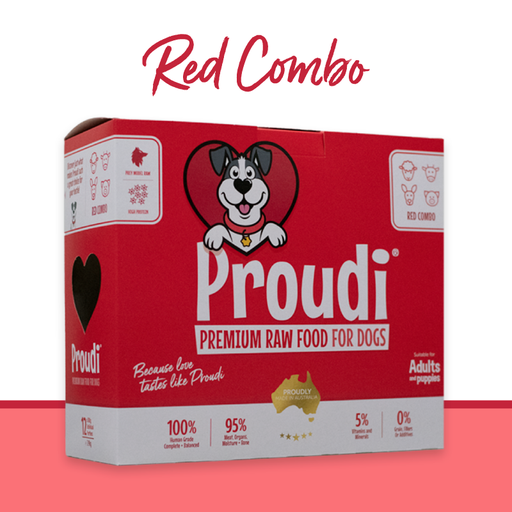 Proudi Dog Red Combo 12x200g Portions