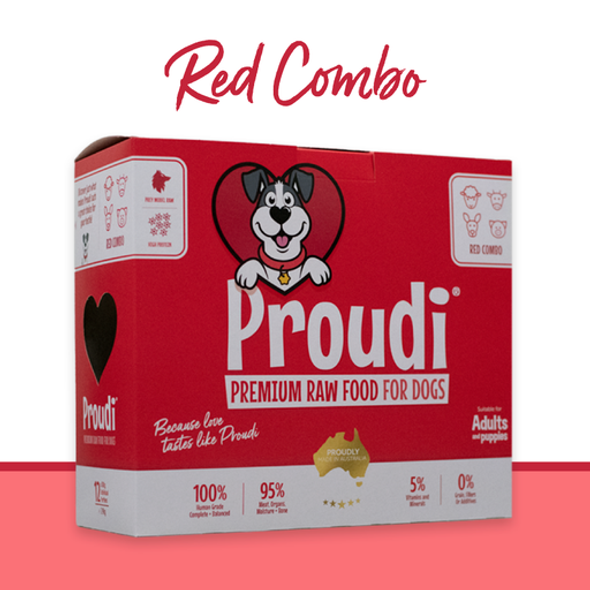 Proudi Dog Red Combo 12x200g Portions