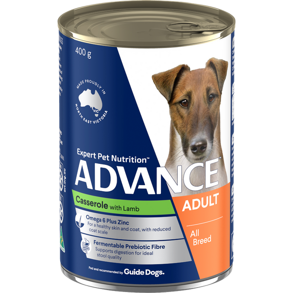 Advance Dog Can Adult Casserole Lamb 400g