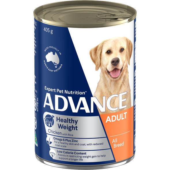 Advance Dog Can Adult Healthy Weight 405g