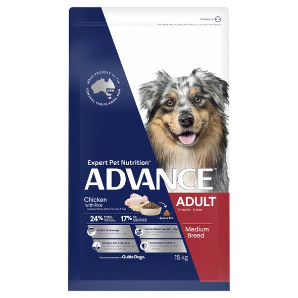 Advance Dog Adult Medium Breed - Chicken 15Kg