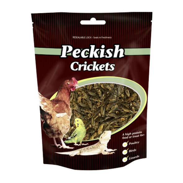 Peckish Dried Crickets 70g
