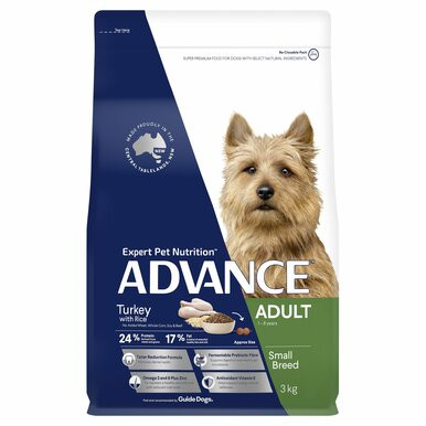 Advance Dog Adult Small Breed - Turkey 3Kg