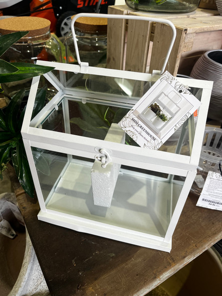 Greenhouse Metal 25x17x30cm White