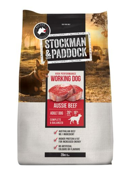 Stockman & Paddock Working Dog 20Kg