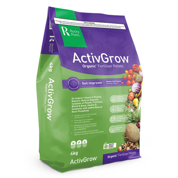 Rocky Point Activgrow Fertiliser Pellets 4kg