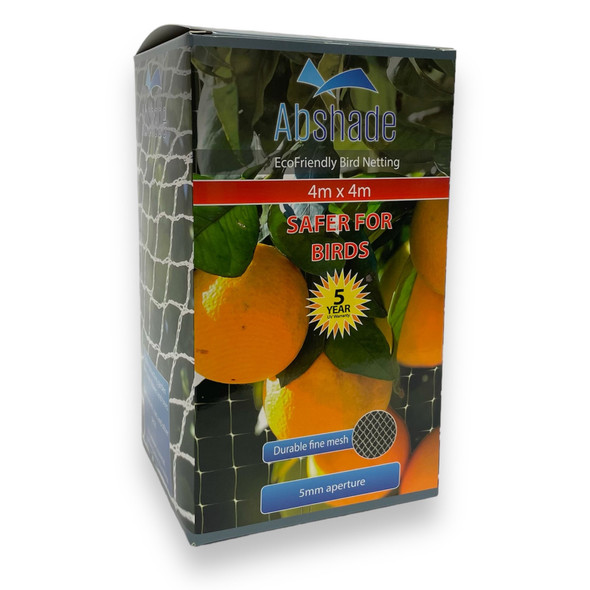 Abshade Anti Bird Net White 5mm 4m X 4m