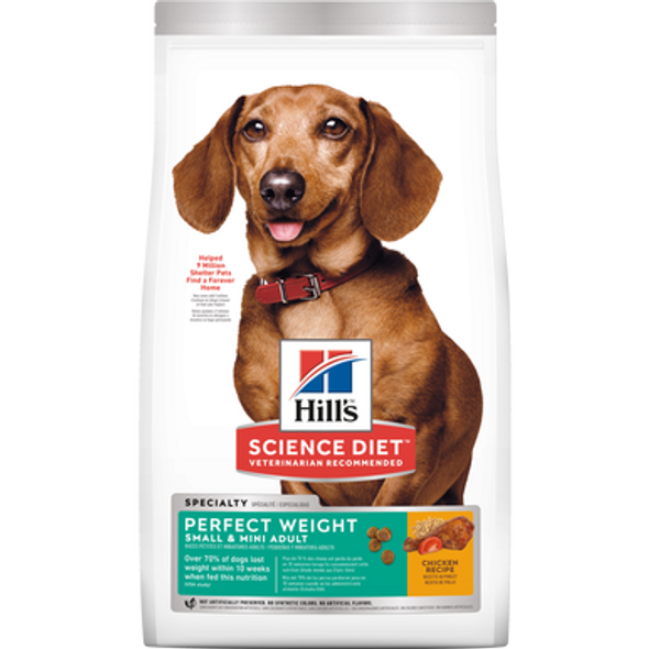 Science Diet Adult Perfect Weight Small & Mini Dry Dog Food 1.81Kg