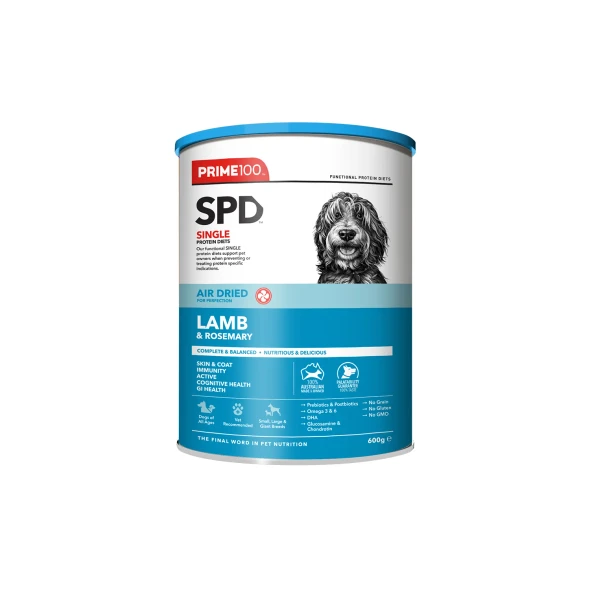 Prime 100 - SPD™ Air Dried Lamb & Rosemary 600g