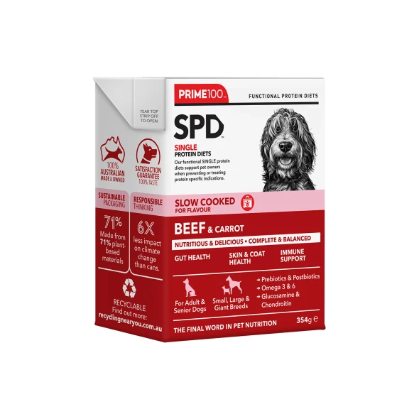 Prime 100 - SPD™ Slow Cooked Beef & Carrot 354g