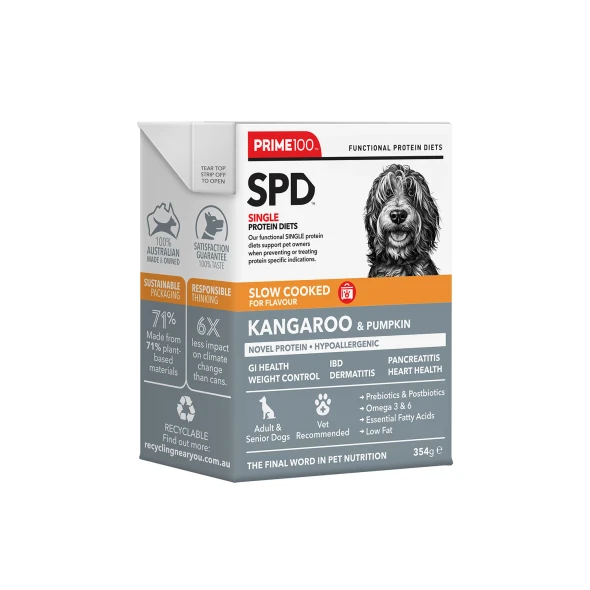 Prime 100 - SPD™ Slow Cooked Kangaroo & Pumpkin 354g