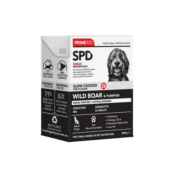 Prime 100 - SPD™ Slow Cooked Wild Boar & Pumpkin 354g